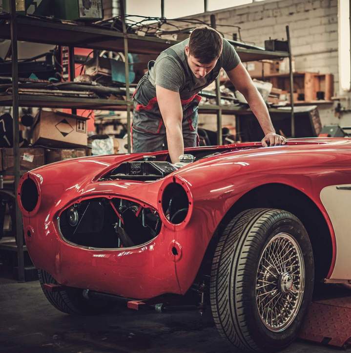 Restauration de tous modèles de véhicules anciens